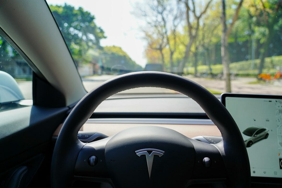 electric car dashboard