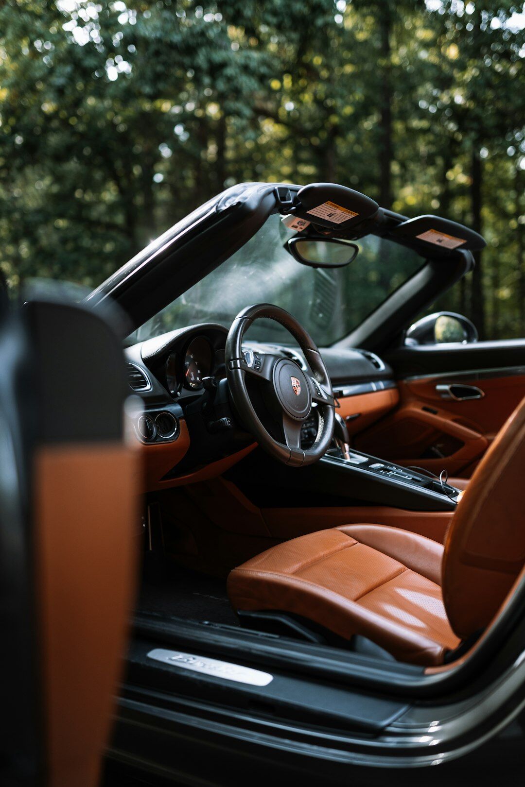 luxury car interior