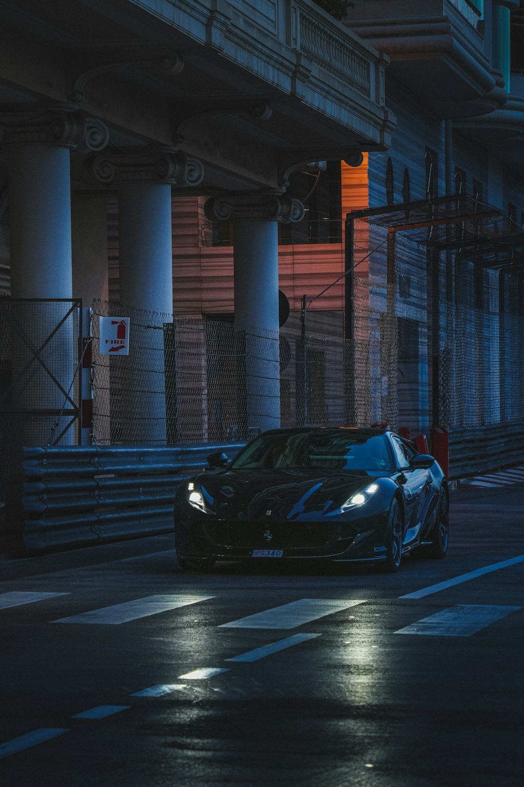 luxury car on road
